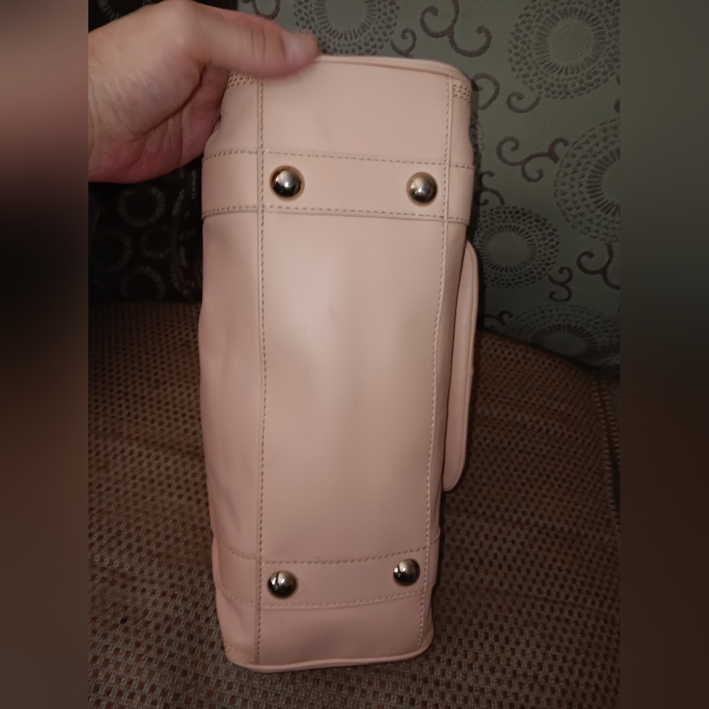 Celine vintage pink leather kisslock bag - Picture 4 of 9